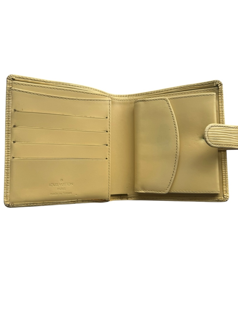 Louis Vuitton Vanilla Epi Compact Wallet Preloved Fair Condition - Picture 3 of 7